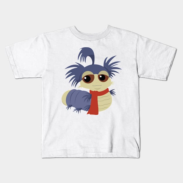 Ello! The Worm - Labyrinth Kids T-Shirt by SandiTyche